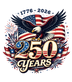 250 Years Eagle Patriotic  Design - DTF Ready To Press - DTF Dallas 