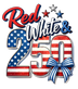 Red White & 250 Patriotic Design - DTF Ready To Press - DTF Dallas 