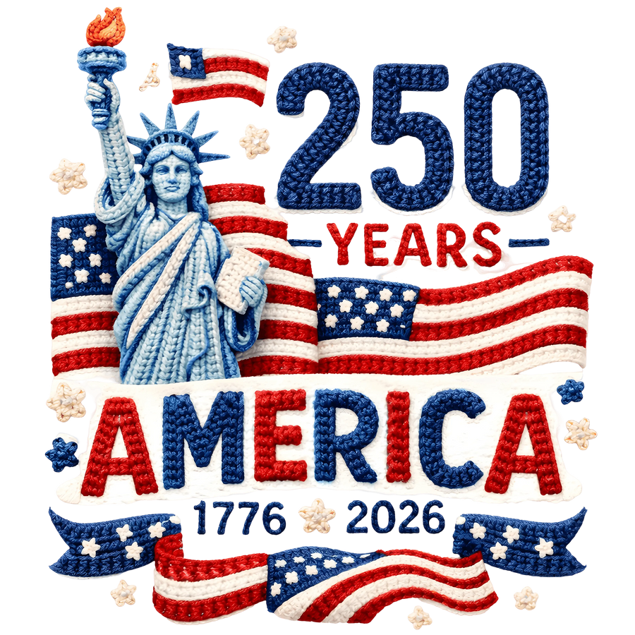 America 250 Years Statue of Liberty Design - DTF Ready To Press
