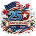 250th Anniversary 1776-2026 American Flag Floral Design - DTF Ready To Press - DTF Dallas 