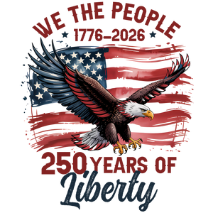 Soaring Bald Eagle American Flag Patriotic - DTF Ready To Press - DTF Dallas 