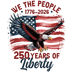 Soaring Bald Eagle American Flag Patriotic - DTF Ready To Press - DTF Dallas 