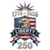 Liberty 250 Faux Mosaic Eagle Statue of Liberty 1776-2026 - DTF Ready To Press - DTF Dallas 