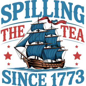 Vintage USA Patriotic Ship Design - DTF Ready To Press - DTF Dallas 