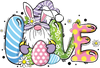 Easter Love Gnome Bunny Design - DTF Ready To Press