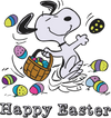 Snoopy Happy Easter Hunting Season Design - DTF Ready To Press