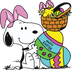 Snoopy Happy Easter Design - DTF Ready To Press
