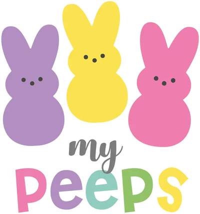 My Peeps Easter Design - DTF Ready To Press - DTF Dallas 