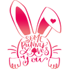 Some Bunny Loves You Easter Design - DTF Ready To Press