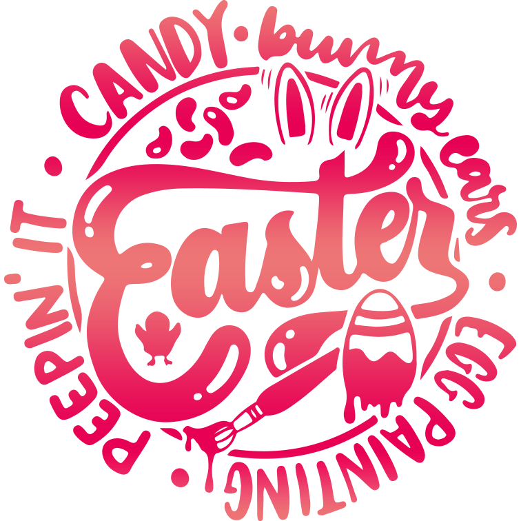 Egg Painting Easter Design - DTF Ready To Press