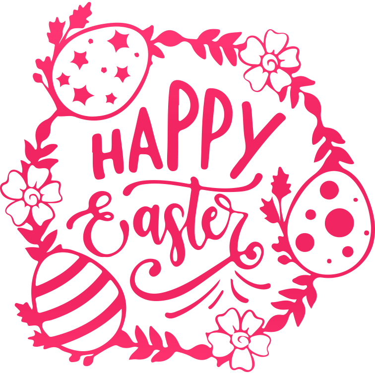Happy Easter Design DTF-Ready to Press (V2) | DTF Dallas