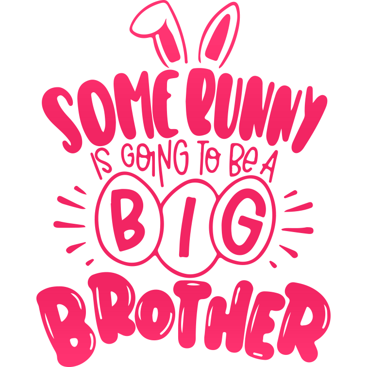 Some Bunny is Going to Be a Big Sister Easter | DTF Dallas