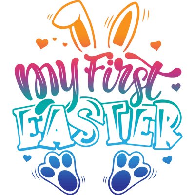 My First Easter DTF Design - Ready to Press | DTF Dallas - DTF Dallas 