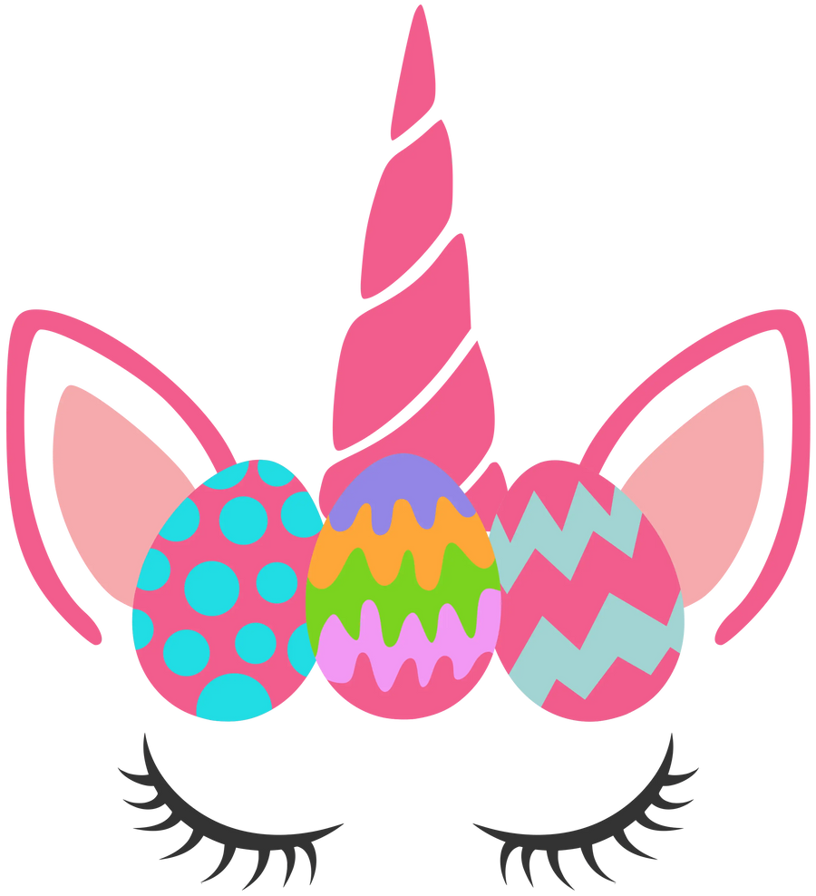 Easter Unicorn Design - DTF Ready To Press