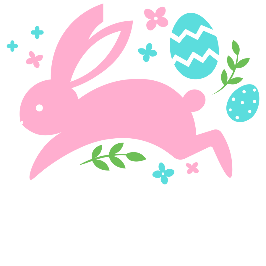 Easter Bunny Design DTF-Ready to Press (V2) | DTF Dallas