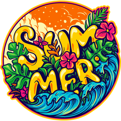 Summer DTF Design - Ready to Press V1 | DTF Dallas - DTF Dallas 