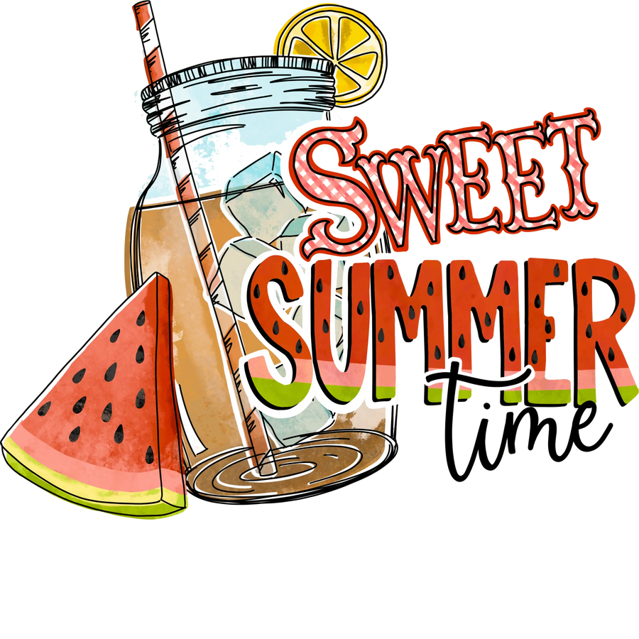 Sweet Summer Time DTF Design Ready to Press V2 | DTF Dallas