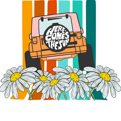 Here Comes the Sun Design DTF-Ready Press (V4) | DTF Dallas - DTF Dallas 