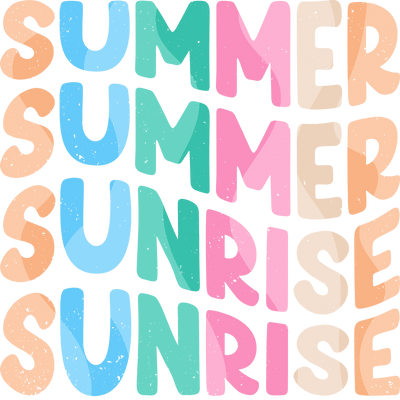 Vintage Summer Design - DTF Ready To Press - DTF Dallas 
