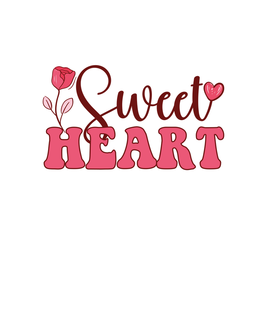 Sweet Heart Valentine's Day DTF Ready to Press | DTF Dallas