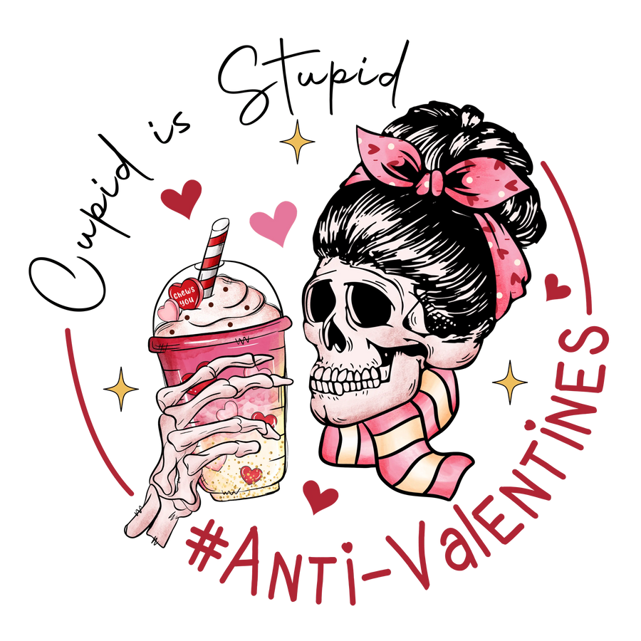 Cupid is Stupid Valentine's Day Design | DTF Dallas