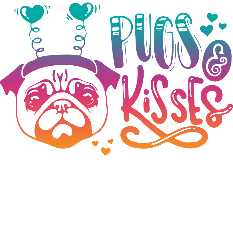 Pugs & Kisses Valentine's Day Design | DTF Dallas