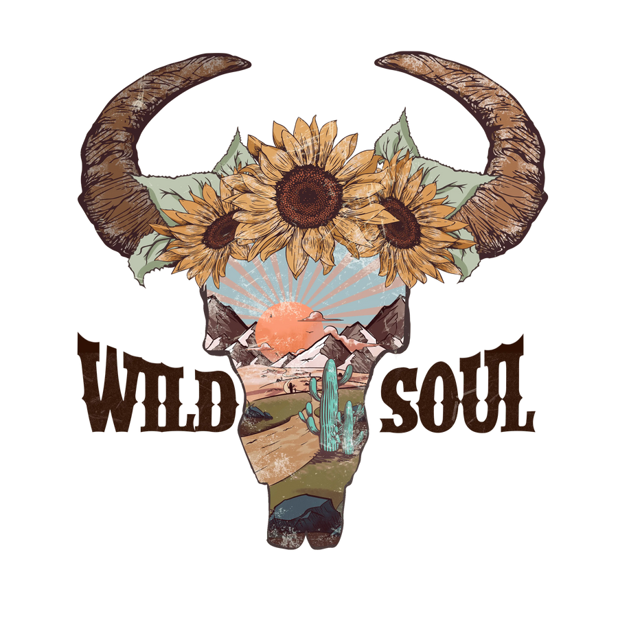 Western Wild Soul Design - DTF Ready To Press