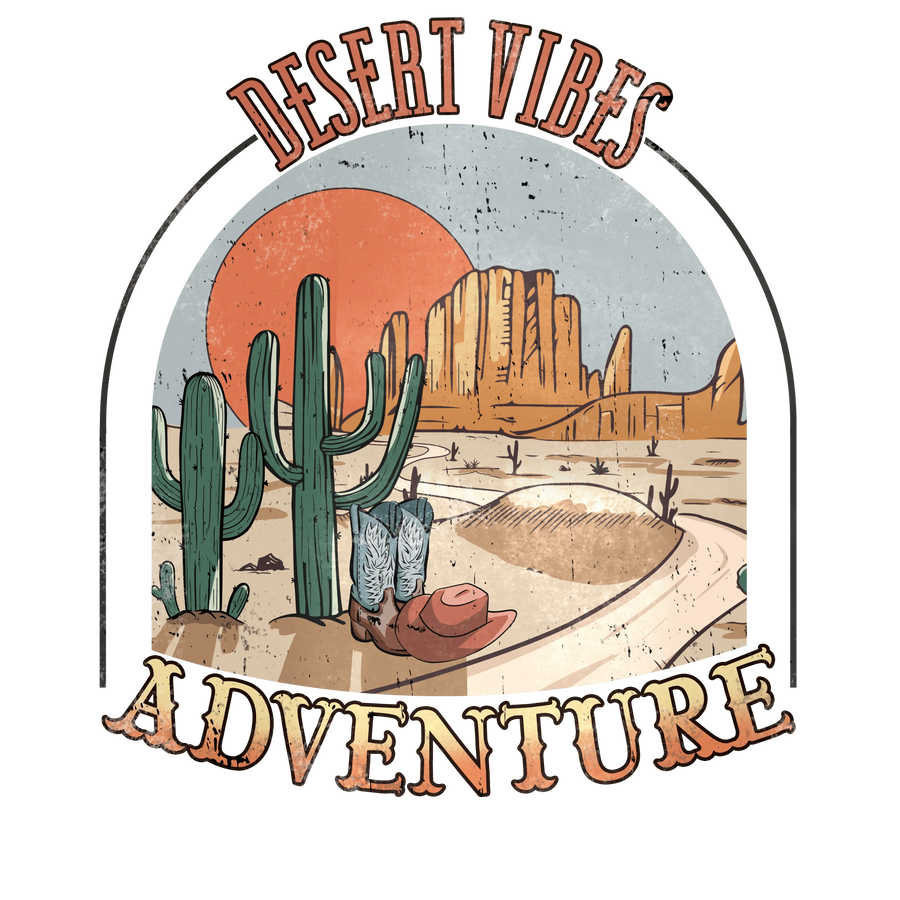 Desert Vibes Adventure Western Design | DTF Dallas