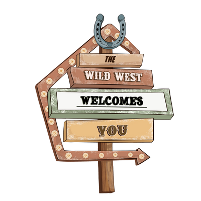 The Wild West Welcomes You - Western Design | DTF Dallas - DTF Dallas 