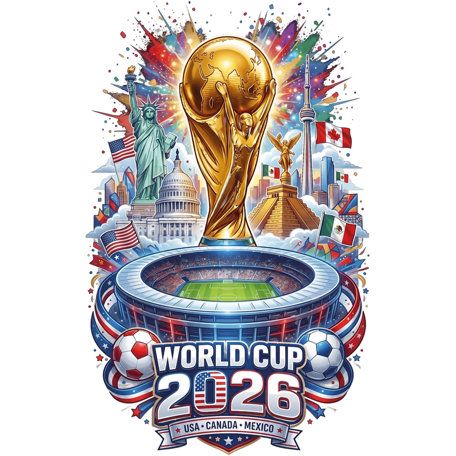 World Cup 2026 Usa Canada Soccer - DTF Ready To press