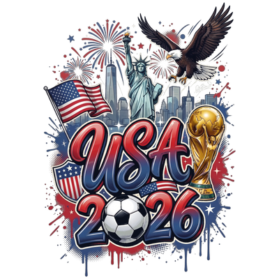 World Cup 2026 Usa - DTF Ready To press - DTF Dallas 