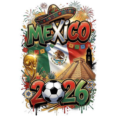 World Cup 2026 Mexico - DTF Ready To press - DTF Dallas 