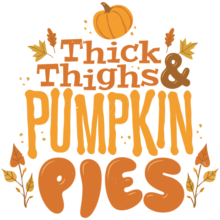 Pumpkin Pies Thanksgiving Design pressed on a garment