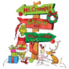 Grinch Road Christmas Design - DTF Ready To Press