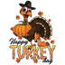 Thanksgiving Turkey Design - DTF Ready To Press