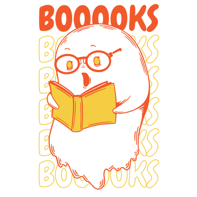 Booooks Halloween Design - DTF Ready To Press - DTF Dallas 