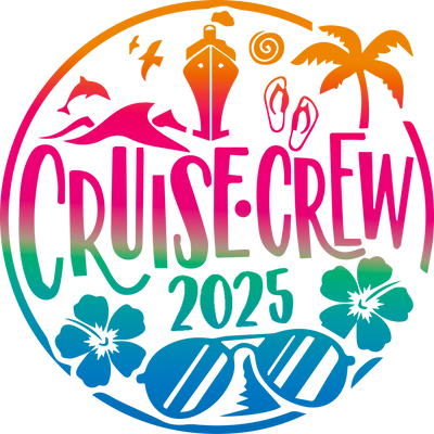 2025 Cruise Crew Matching Design - DTF Ready To Press - DTF Dallas 