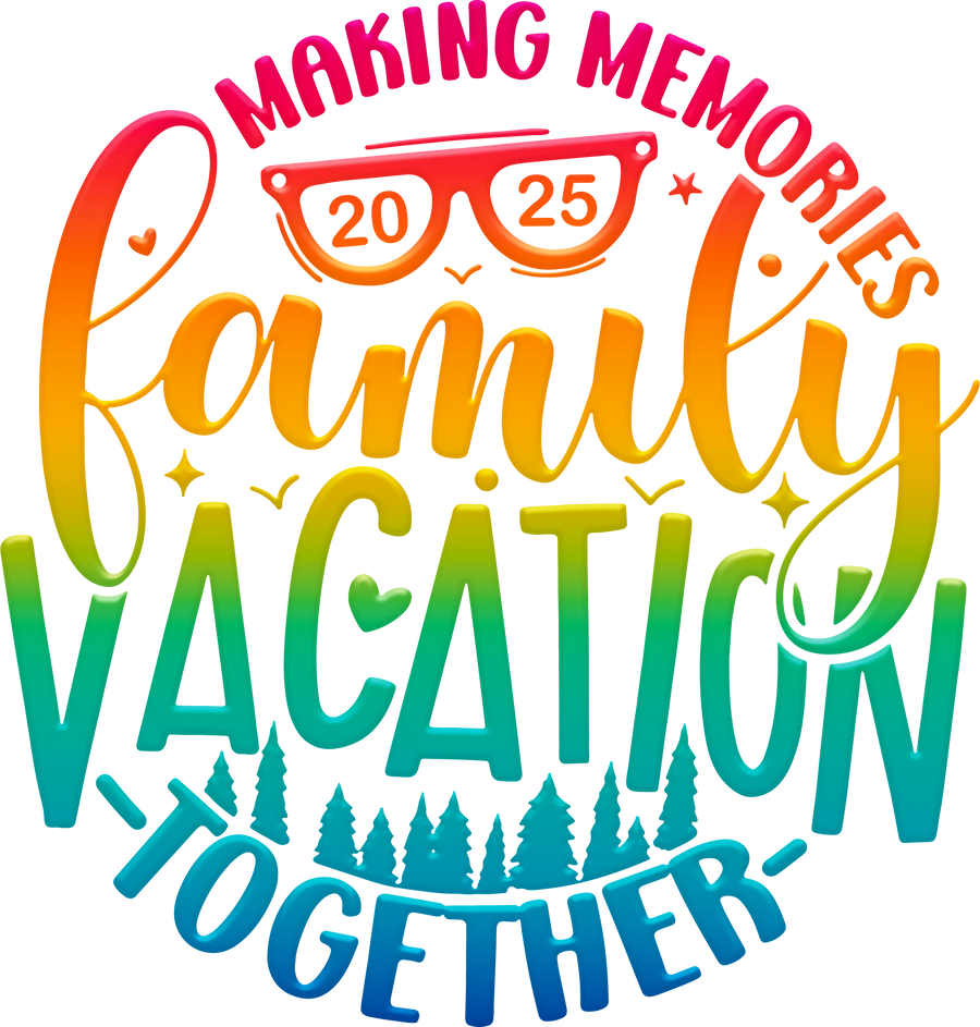 2025 Family Vacation Matching Design | DTF Dallas