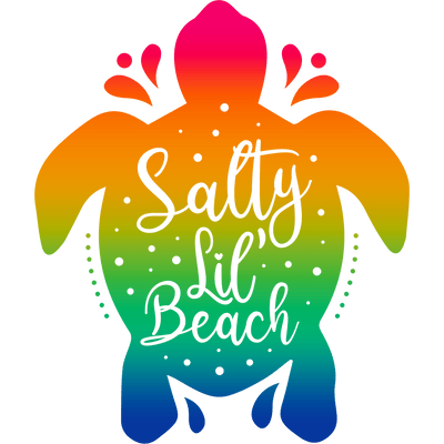Salty Lil' Beach Design - DTF Ready To Press - DTF Dallas 