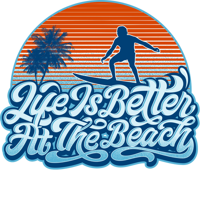 Life Is Better at the Beach DTF Ready Press V2 | DTF Dallas - DTF Dallas 