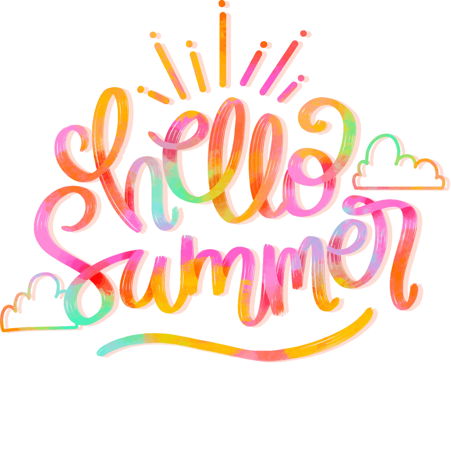 Hello Summer Design DTF-Ready to Press (V7) | DTF Dallas