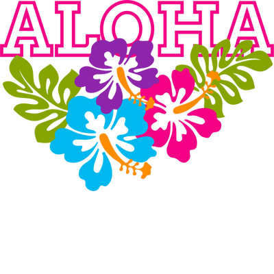 Aloha DTF Design - Ready to Press | DTF Dallas - DTF Dallas 