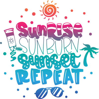 Cool Summer Vibes Design DTF-Ready to Press V1 | DTF Dallas - DTF Dallas 