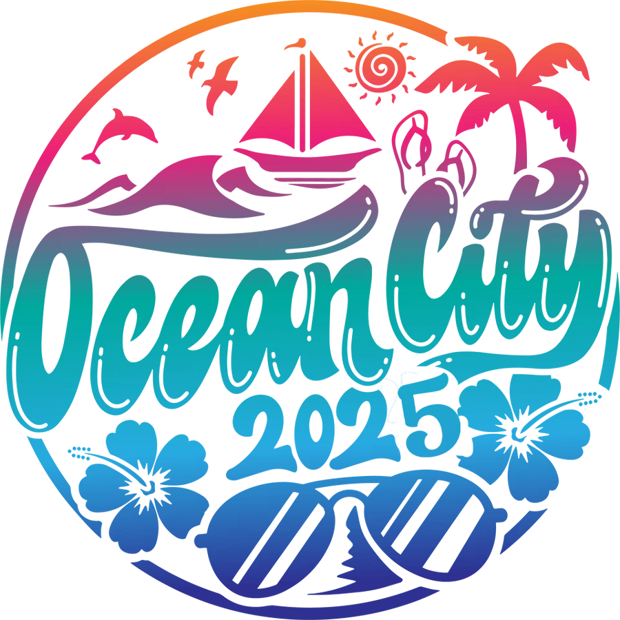 2025 Cool Ocean City Design - DTF Ready To Press
