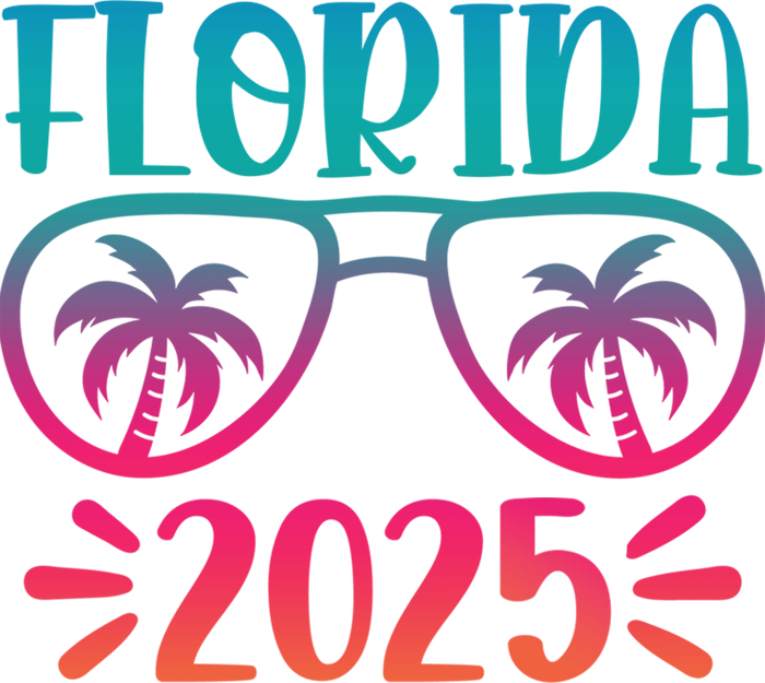 2025 Cool Florida Cruise Design pressed on a garment