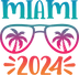 2024 Miami Vacation Design - DTF Ready To Press