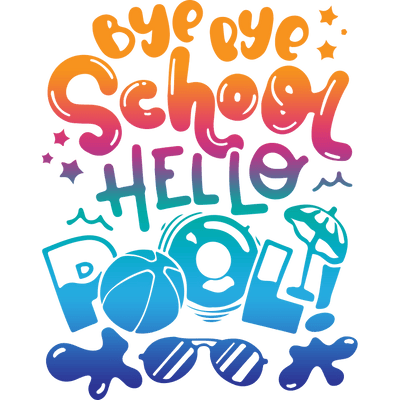 Hello Summer Design DTF-Ready to Press | DTF Dallas - DTF Dallas 