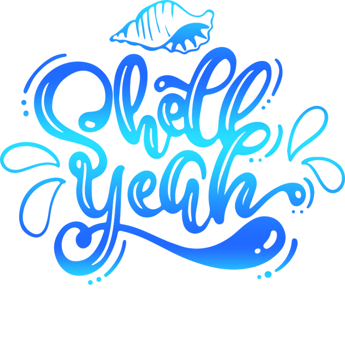 Cute Beach Trip Design pressed on a garment