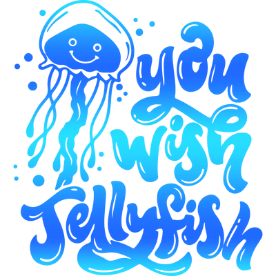 Cute Jellyfish Design - DTF Ready To Press - DTF Dallas 