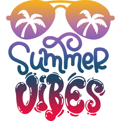 Retro Summer Vibes DTF Design - Ready to Press | DTF Dallas - DTF Dallas 